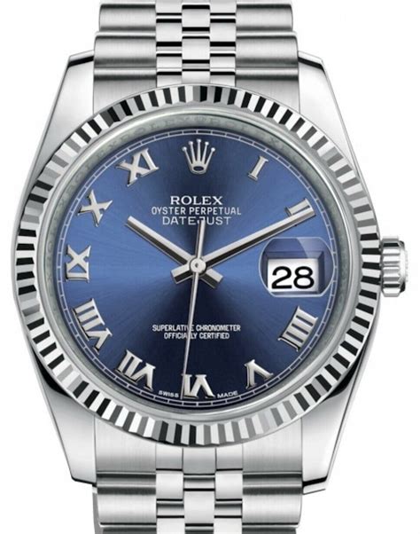 rolex datejust blue roman|rolex datejust 36 roman numerals.